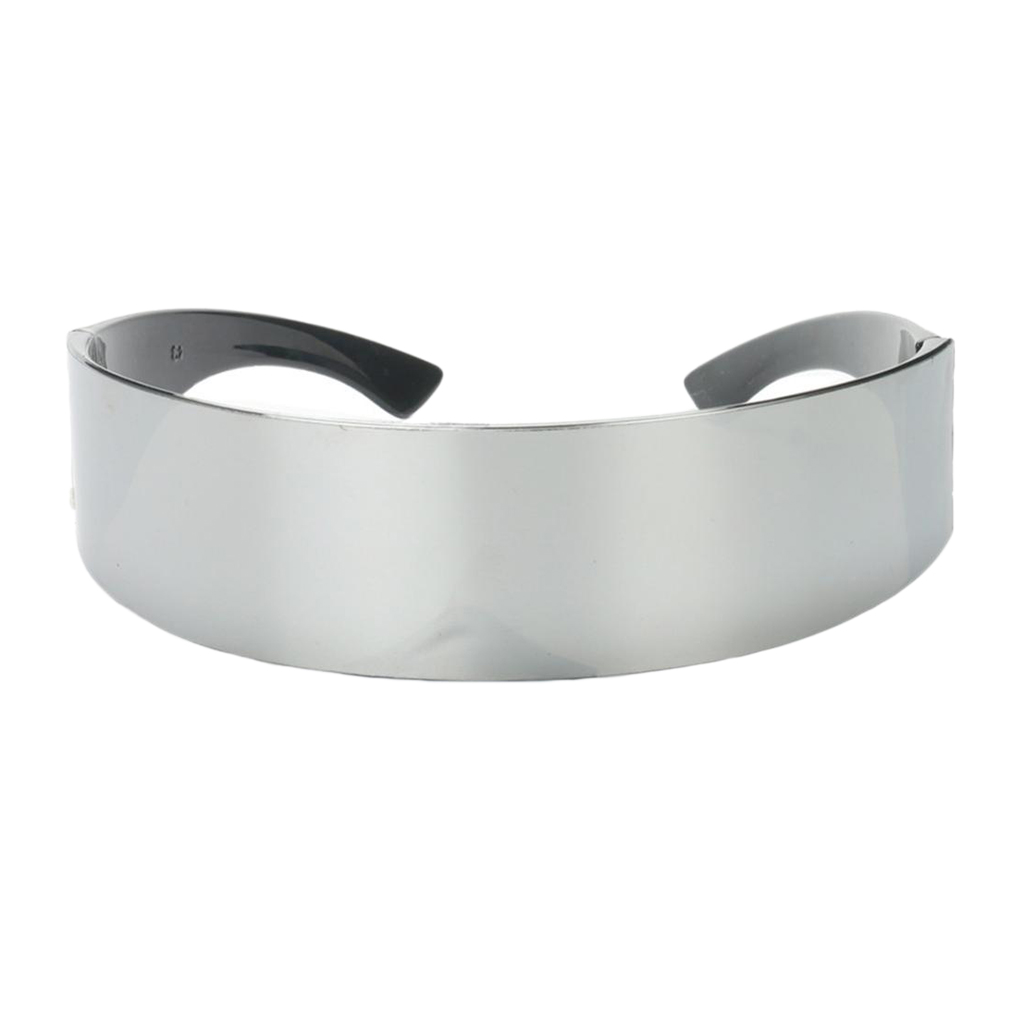 2Pieces Funny Robot Sunglasses Mirrored Lens Eyewear Shades Party Costumes - Fresh Stock Dated February 2026