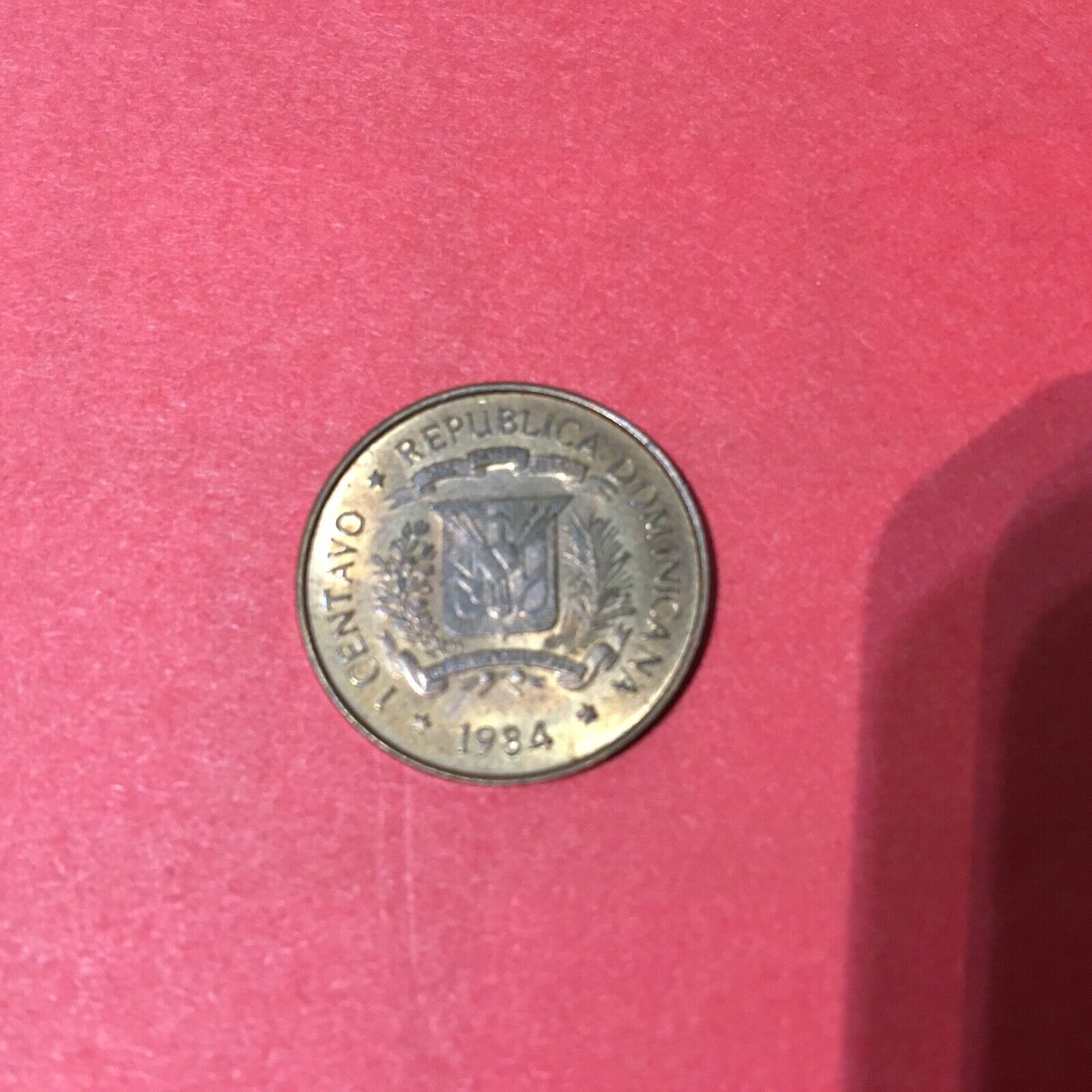 DOMINICAN REPUBLIC  1  CENTAVO  1984  KM 64  UNC. - Fresh Stock Dated December 2025