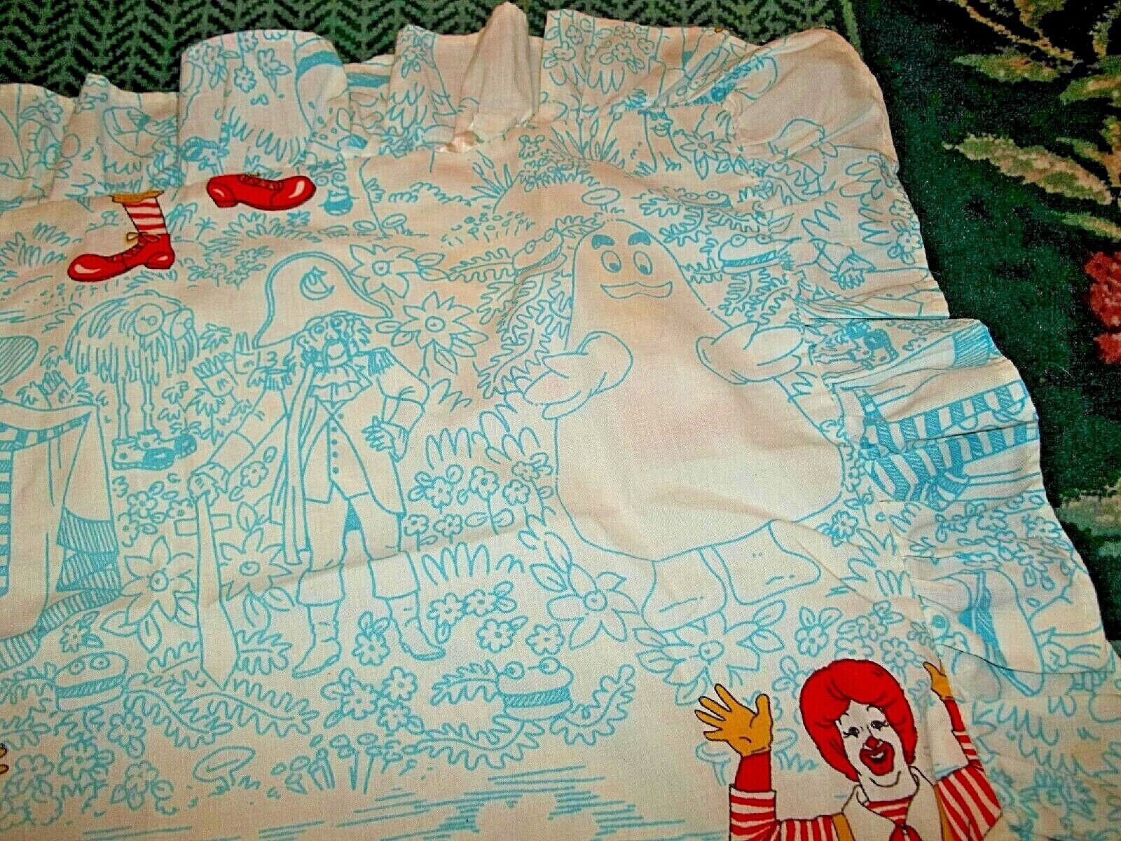2B Set of 2 Vintage McDonalds Fast food Novelty Pillow Case/SHAM Pair {Fabric} - Fresh Stock Dated February 2026