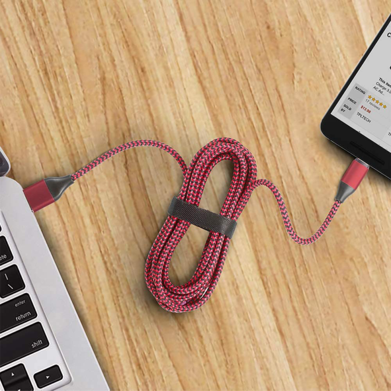 [2 PCS] USB Type C Cable, 10FT Charging Cord for Samsung Galaxy Tab S6 S5E, S4 1 - Fresh Stock Dated February 2026