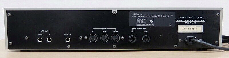 Akai EWI3030m Sound ntroller Synthesizer Good Condition Silver Working - Fresh Stock Dated February 2026