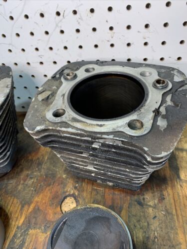 86-87 Harley-Davidson Sportster Xl 1100 Engine Motor Jugs Cylinders & Pistons - Fresh Stock Dated February 2026