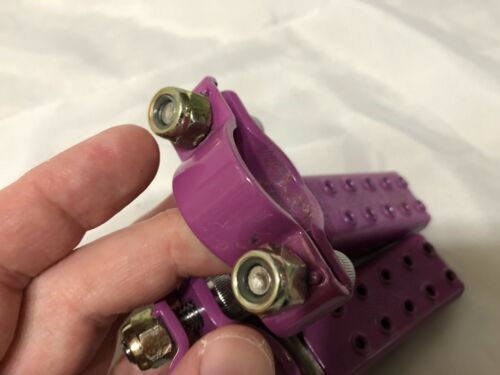 GT 2ND GEN FORK STANDERS LAVENDER PURPLE SECOND GENERATION PEGS OLD SCHOOL BMX - Fresh Stock Dated December 2025