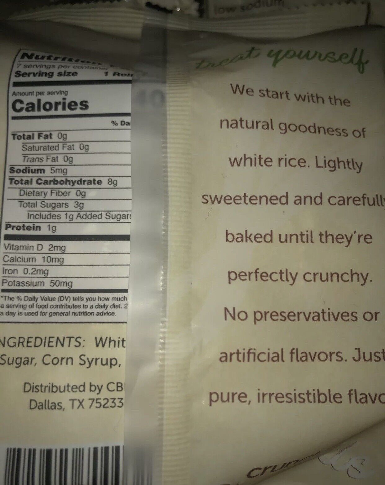 LOT OF 6 Packs!!!! Harvest And Lea Crunchy Rice Rolls New Wow!! - Fresh Stock Dated February 2026