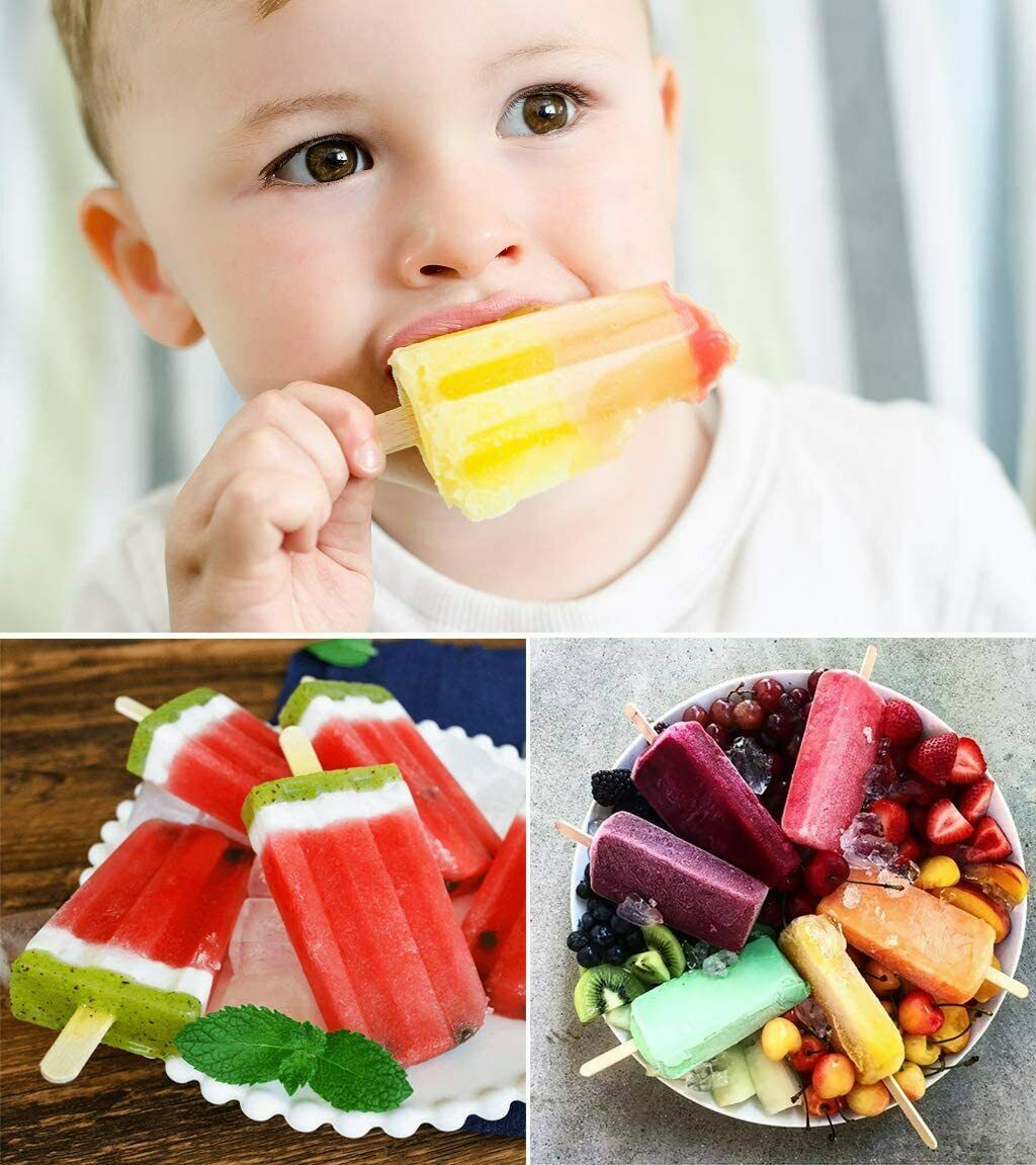 Popsicle Molds, Ouddy 10 Cavities Popsicle Maker Food Grade Silicone Popsicle Mo - Fresh Stock Dated December 2025