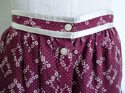 Vtg 70s Gunne Sax Tiered Prairie Skirt S Purple Floral Buttons Jessica's Gunnies - Fresh Stock Dated March 2026