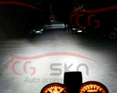 For Suzuki GSXR1000 2007-2008 - 4x H7 H9 LED Headlight 6000K WHITE Bulbs Kit - Fresh Stock Dated February 2026