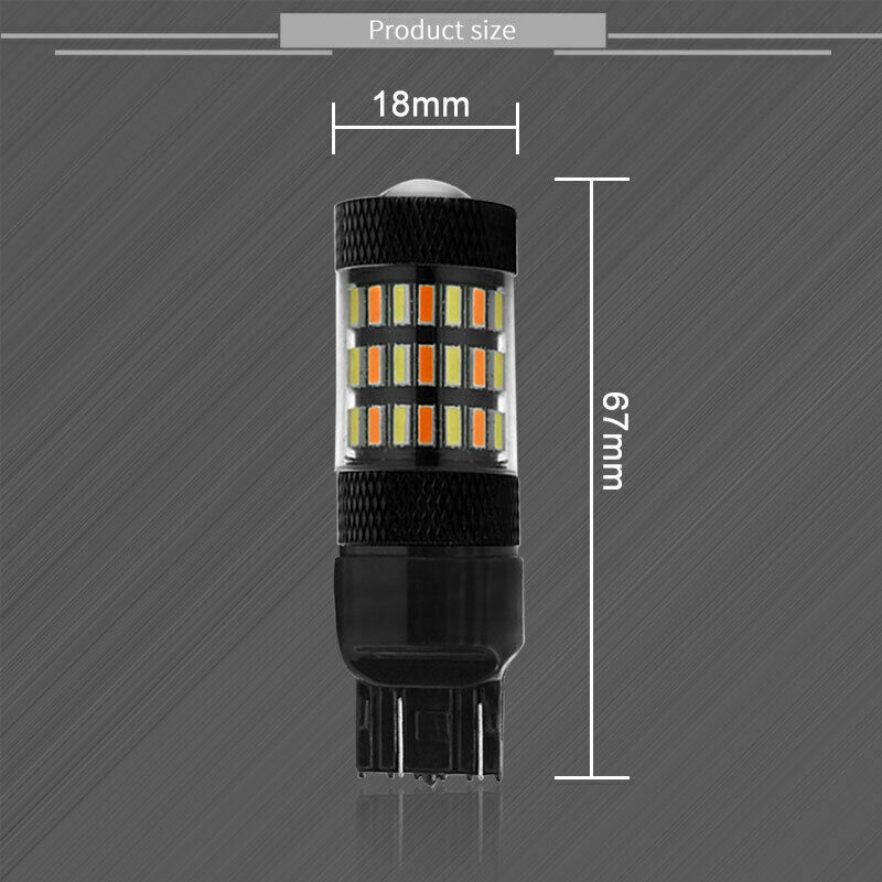 2X White&Amber Switchback LED Turn Signal Light Bulb For 2002-2014 Honda ST1300 - Fresh Stock Dated February 2026