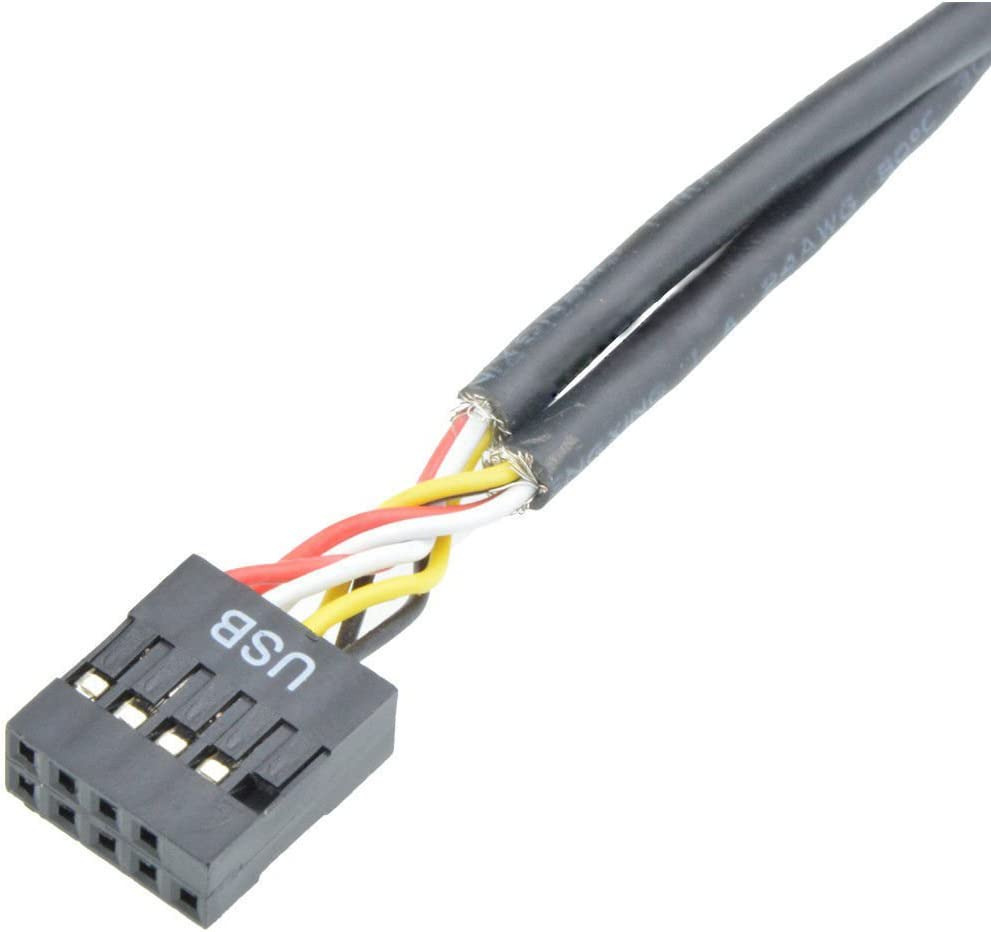 9pin USB Header Male 1 to 2 Female Extension Splitter 1 2 - Fresh Stock Dated February 2026