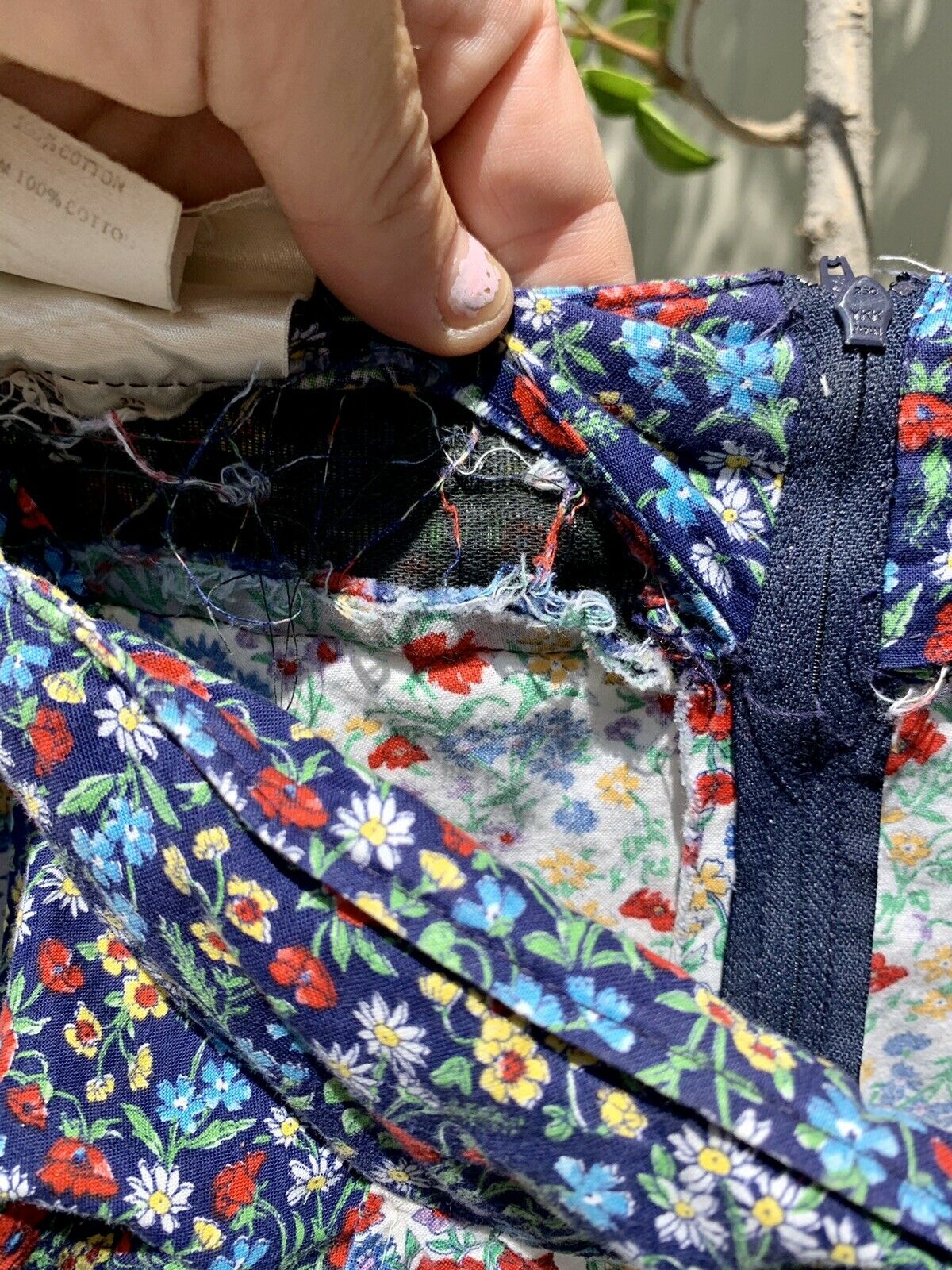 Rare Vintage Gunne Sax Jessica’s Gunnies Prairie Boho Lace Calico Midi Skirt Med - Fresh Stock Dated March 2026