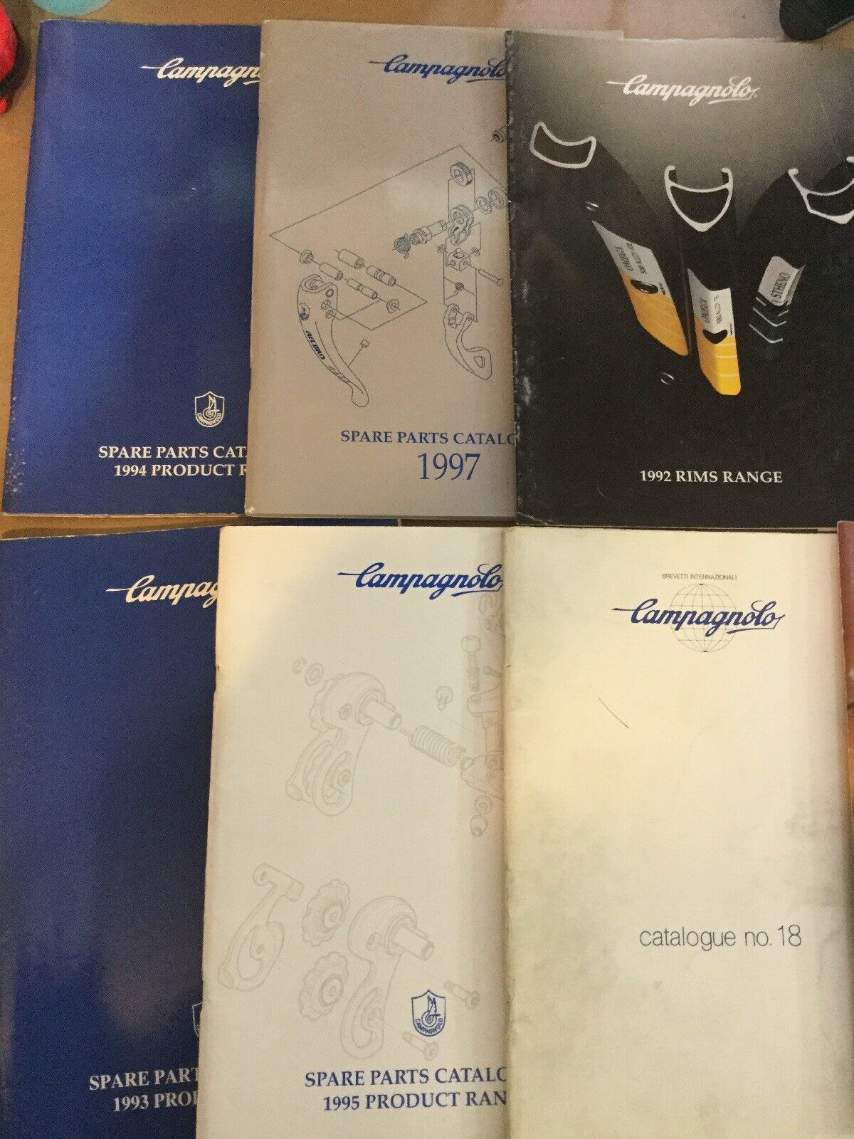 Campagnolo Spare Parts Catalog Lot Of 8 (6637) - Fresh Stock Dated December 2025