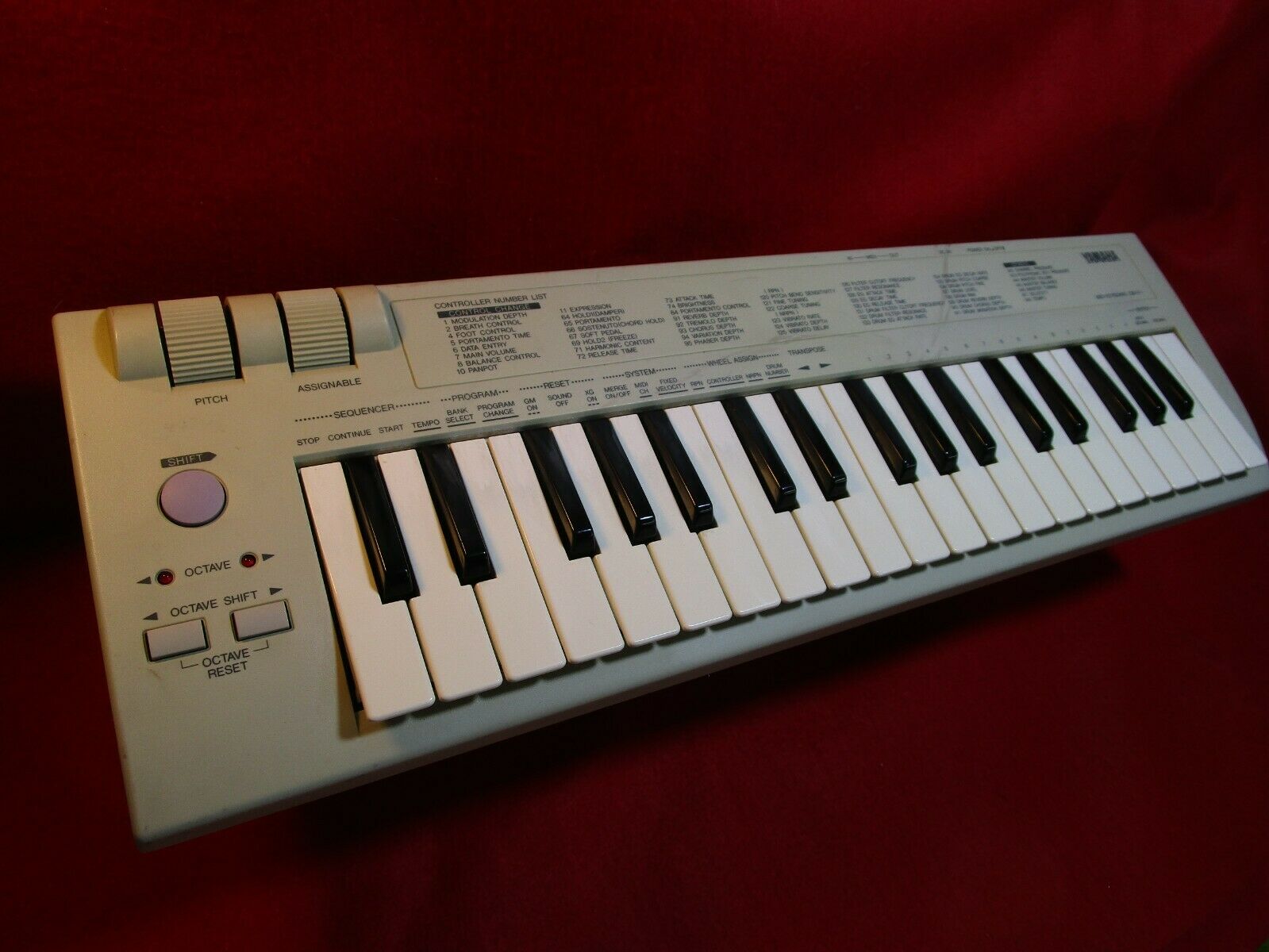 YAMAHA CBX-K1 37keys MINI MIDI KEYBOARD CONTROLLER Tested Expedited shipping - Fresh Stock Dated February 2026