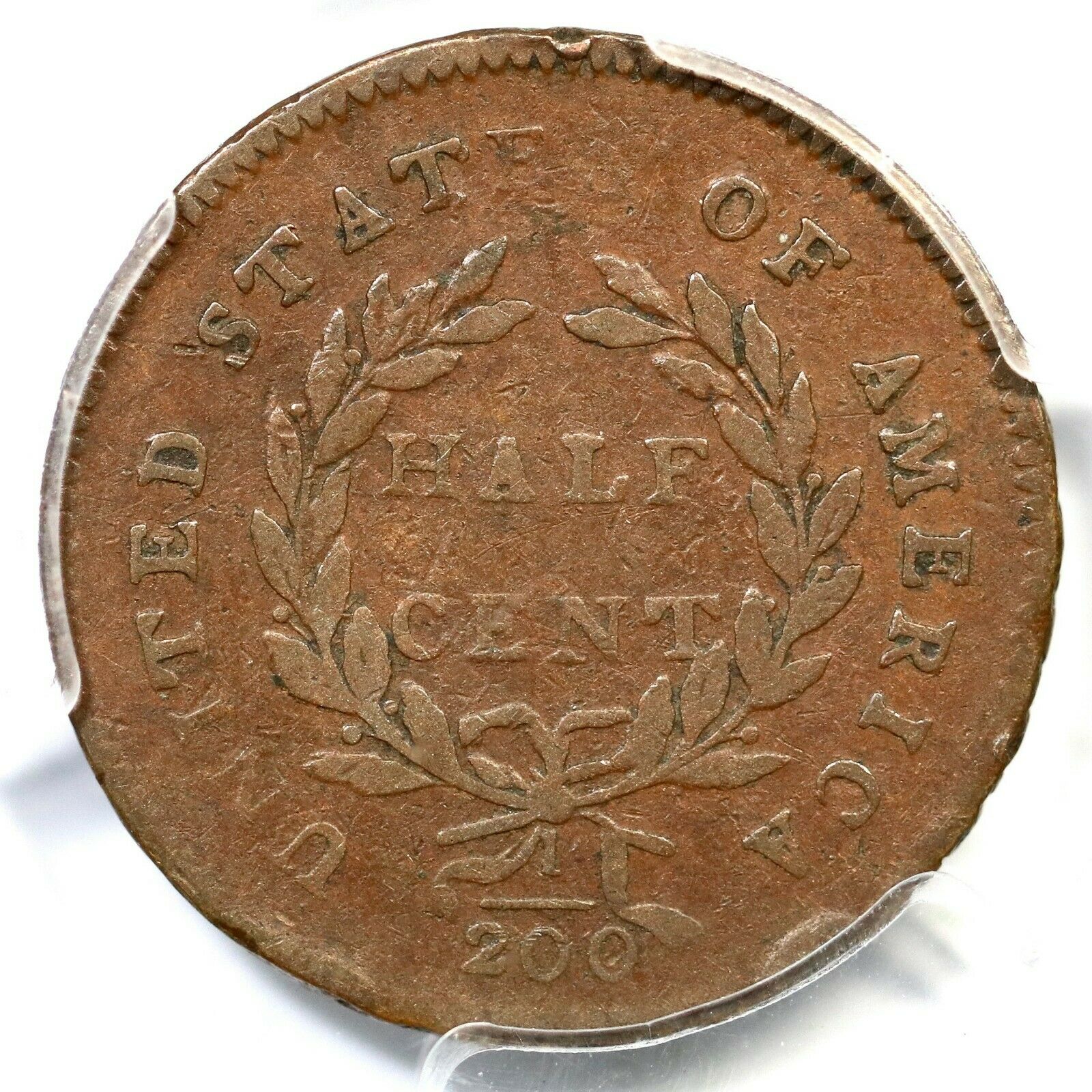 1794 C-2b R-6 PCGS F 15 Lg Edge Letters Liberty Cap Half Cent Coin 1/2c - Fresh Stock Dated February 2026