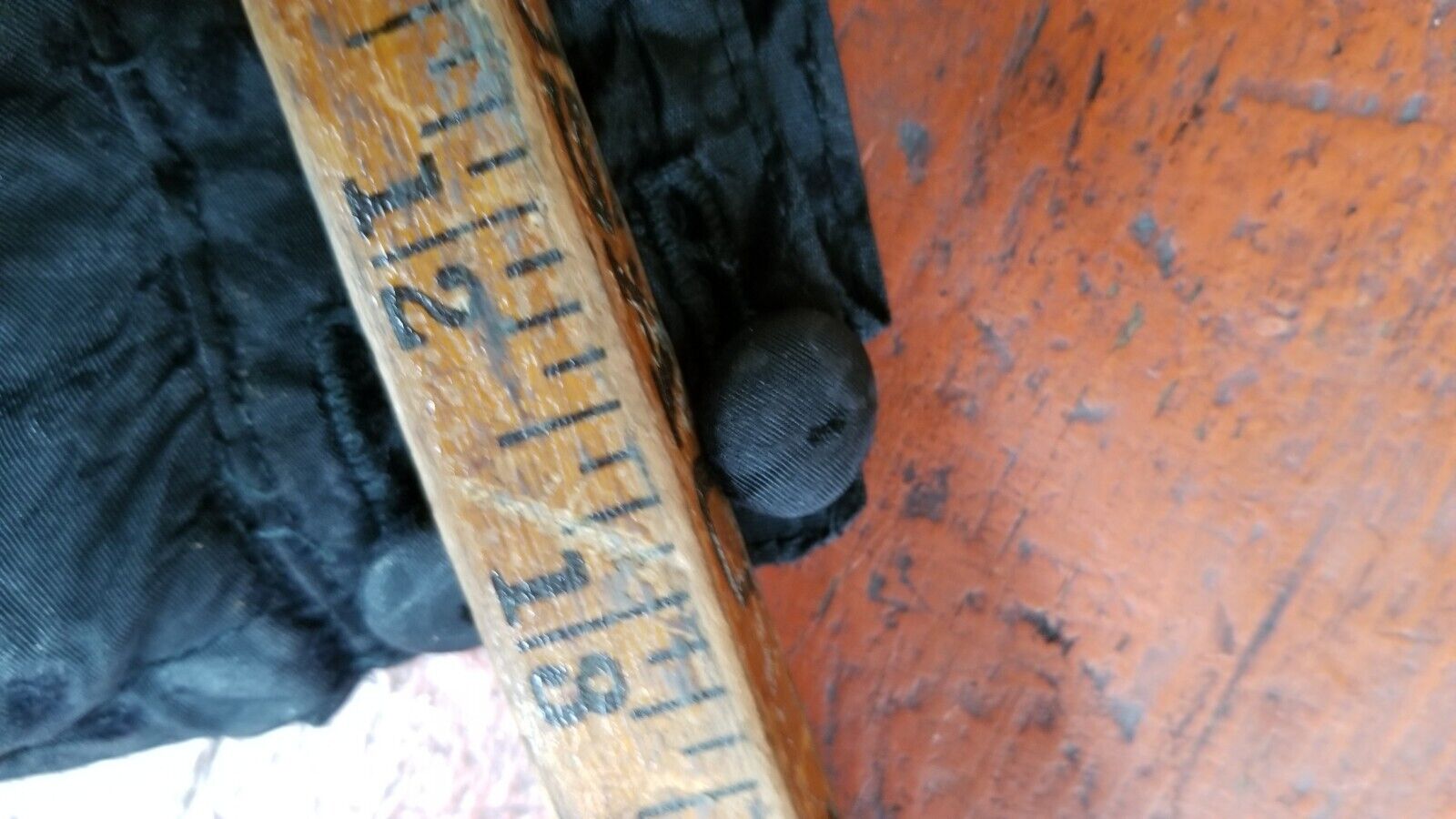 Vintage 1950s Black Circle Skirt Floral-Textured Rayon Taffeta Size 4/6 - Fresh Stock Dated March 2026