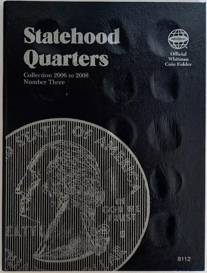 1999-2008 USED STATEHOOD QUARTERS FOLDERS - LOTS OF 7, 2 & 1 - Fresh Stock Dated February 2026