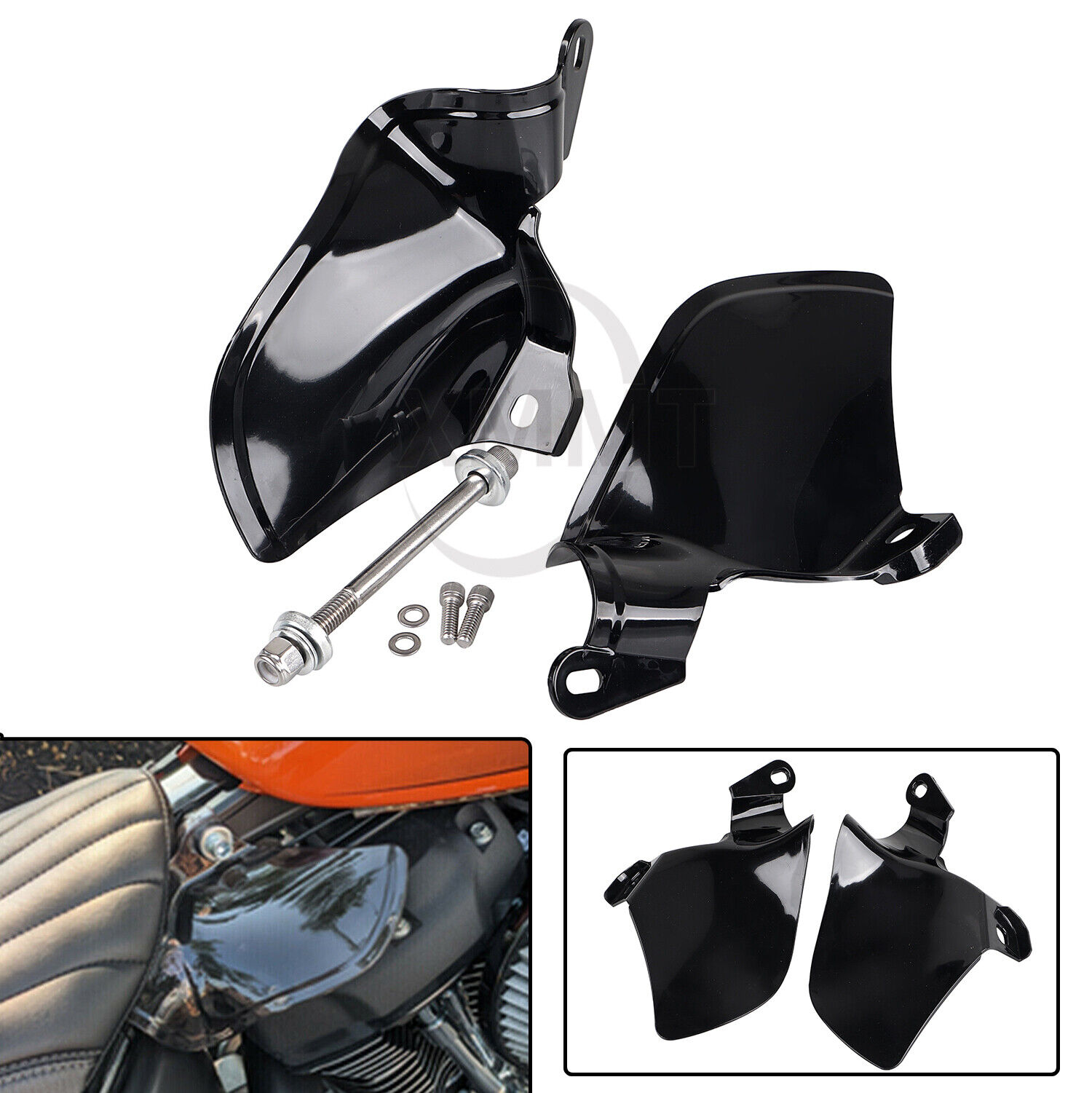 Saddle Shield Air Heat Deflector For Harley Fat Boy Heritage Classic FLHCS 114 - Fresh Stock Dated February 2026
