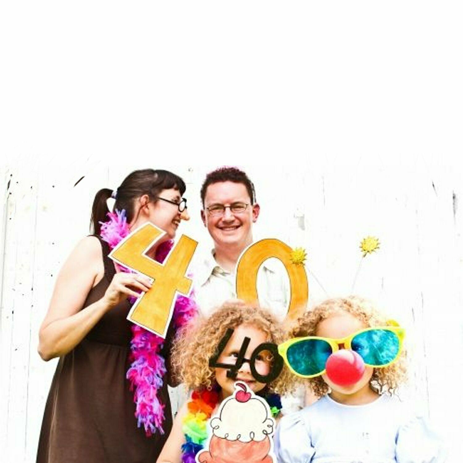 24pc Jumbo Novelty Sunglasses Photobooth Props Birthday Graduation Favors BULK - Fresh Stock Dated February 2026