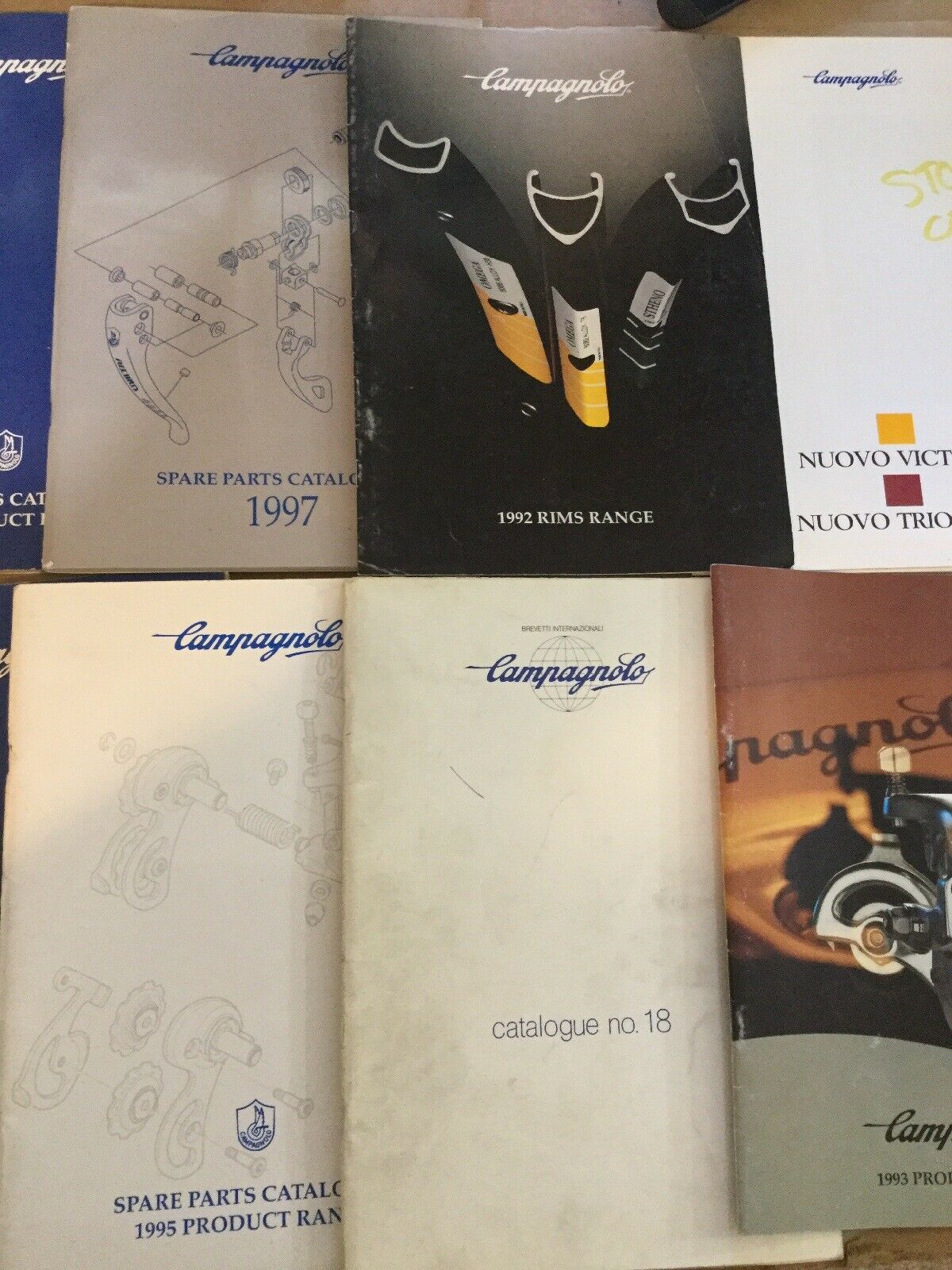 Campagnolo Spare Parts Catalog Lot Of 8 (6637) - Fresh Stock Dated December 2025