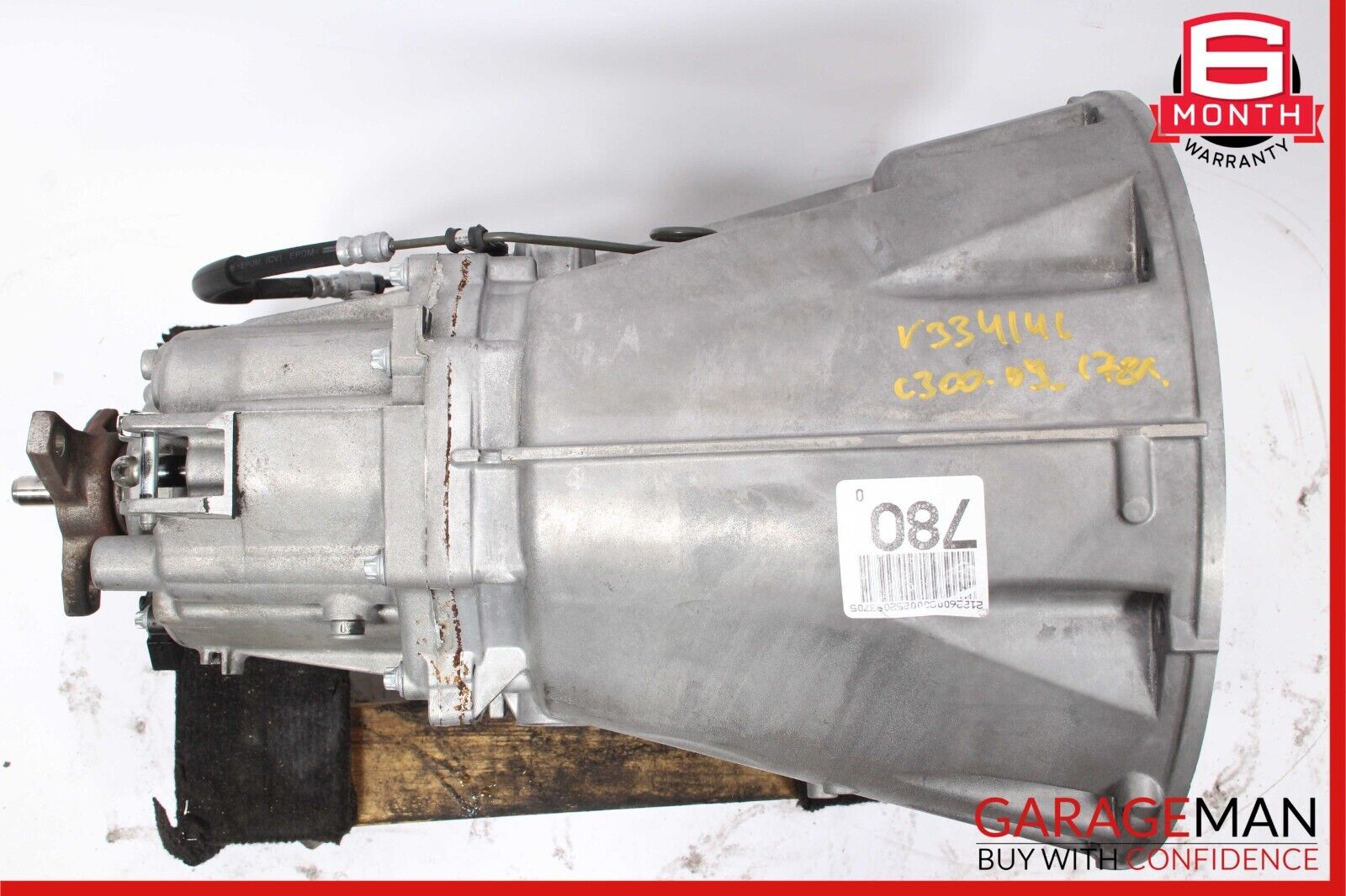 08-11 Mercedes W204 C300 Manual 6 Speed Trans Transmission Assembly RWD 178k - Fresh Stock Dated February 2026