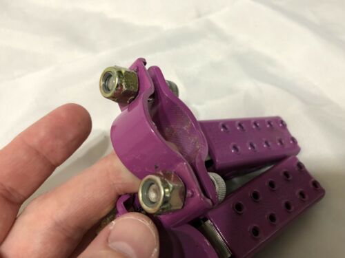 GT 2ND GEN FORK STANDERS LAVENDER PURPLE SECOND GENERATION PEGS OLD SCHOOL BMX - Fresh Stock Dated December 2025