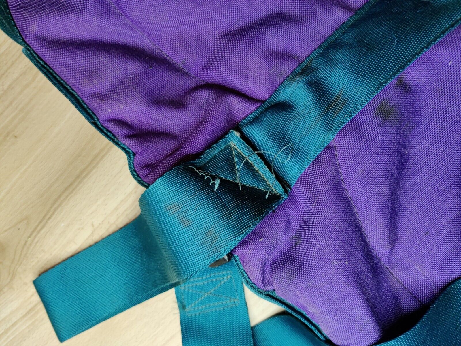 Saddle Cover Purple and Teal  Comes Saddle cover - Fresh Stock Dated December 2025