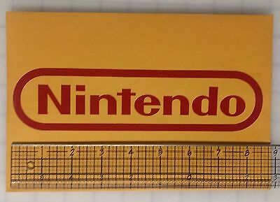 Nintendo NES Sticker Decal Logo Super SNES 8.5