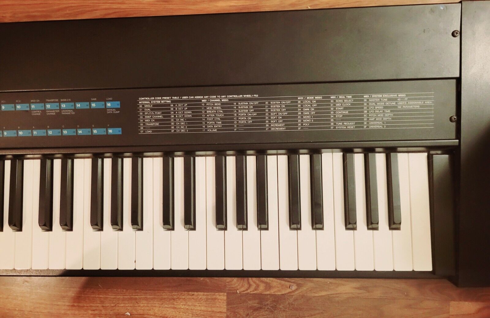 Vintage 1985 Yamaha KX-88 Synthesizer/MIDI controller - Fresh Stock Dated February 2026