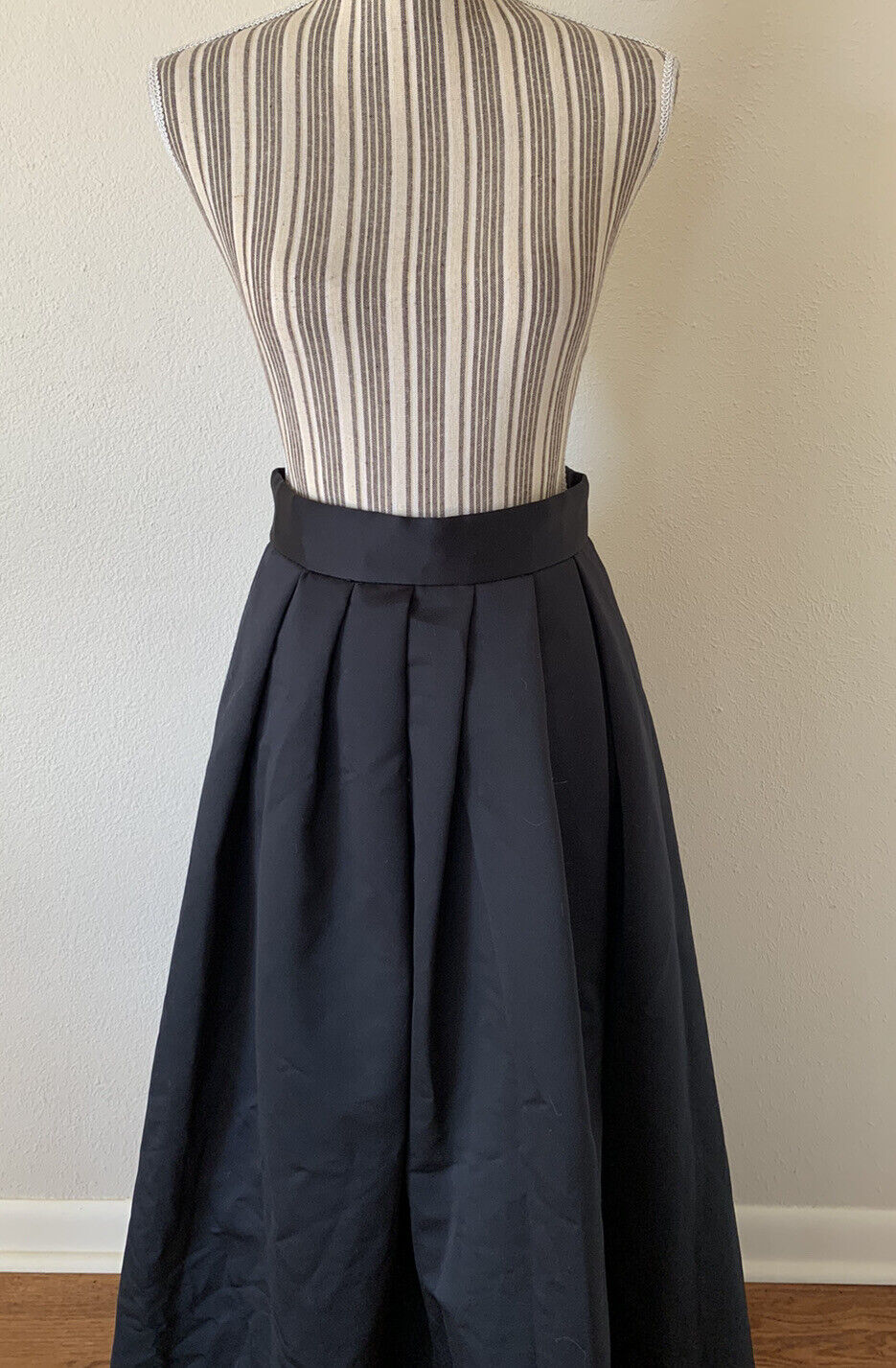 Vintage After Five By Julie Duroche Black Full Maxi Skirt 90s Medium - Fresh Stock Dated March 2026