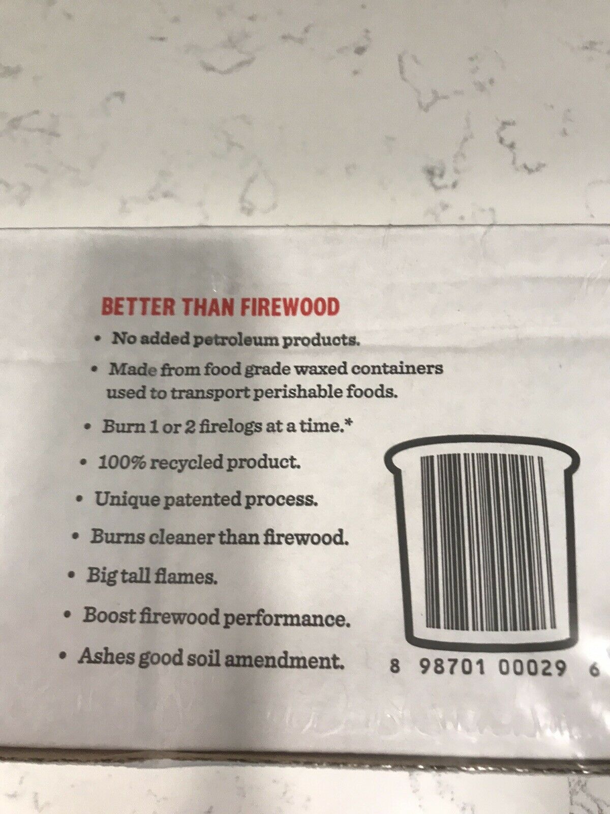 FAST SHIP*KFC FIRE LOG 11 HERBS&SPICES ENVIROLOG KENTUCKY FRIED CHICKEN FIRE LOG - Fresh Stock Dated December 2025