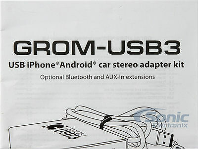 GROM Audio MAZ8U3 Android / iOS Compatible Radio Interface for Mazda Vehicles - Fresh Stock Dated February 2026