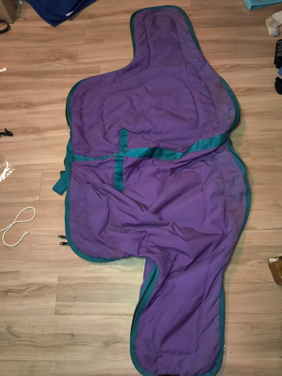 Saddle Cover Purple and Teal  Comes Saddle cover - Fresh Stock Dated December 2025