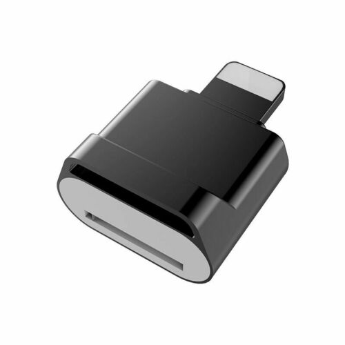 Lightning MicroSD Card Reader for iPhone 11 Pro Max Xr,Play Video,Photo Transfer - Fresh Stock Dated February 2026