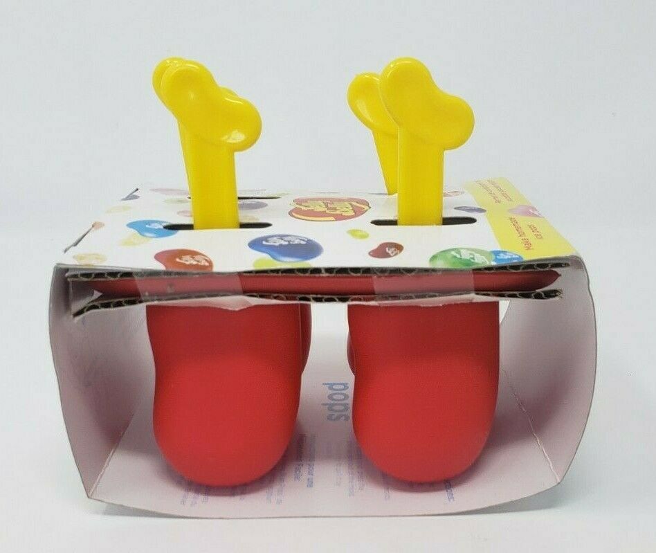 Jelly Belly Bean Ice Pops Mold Red New - Fresh Stock Dated February 2026