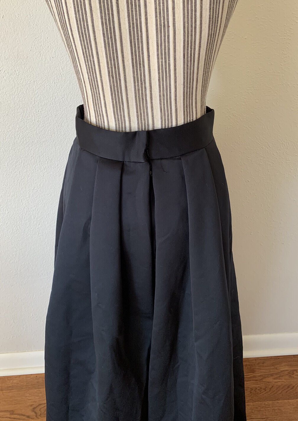 Vintage After Five By Julie Duroche Black Full Maxi Skirt 90s Medium - Fresh Stock Dated March 2026
