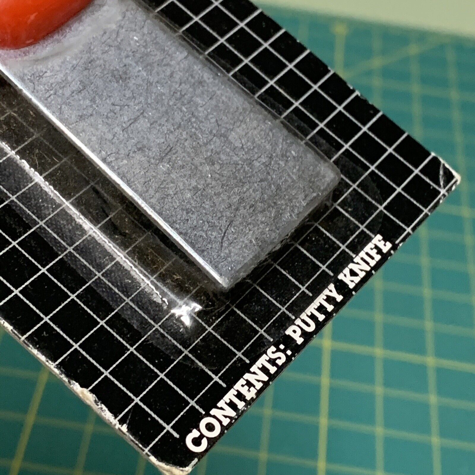 SEARS Vintage 2 Way Putty Knife Taiwan Red Plastic Handle 3013208 Metal Ends - Fresh Stock Dated February 2026