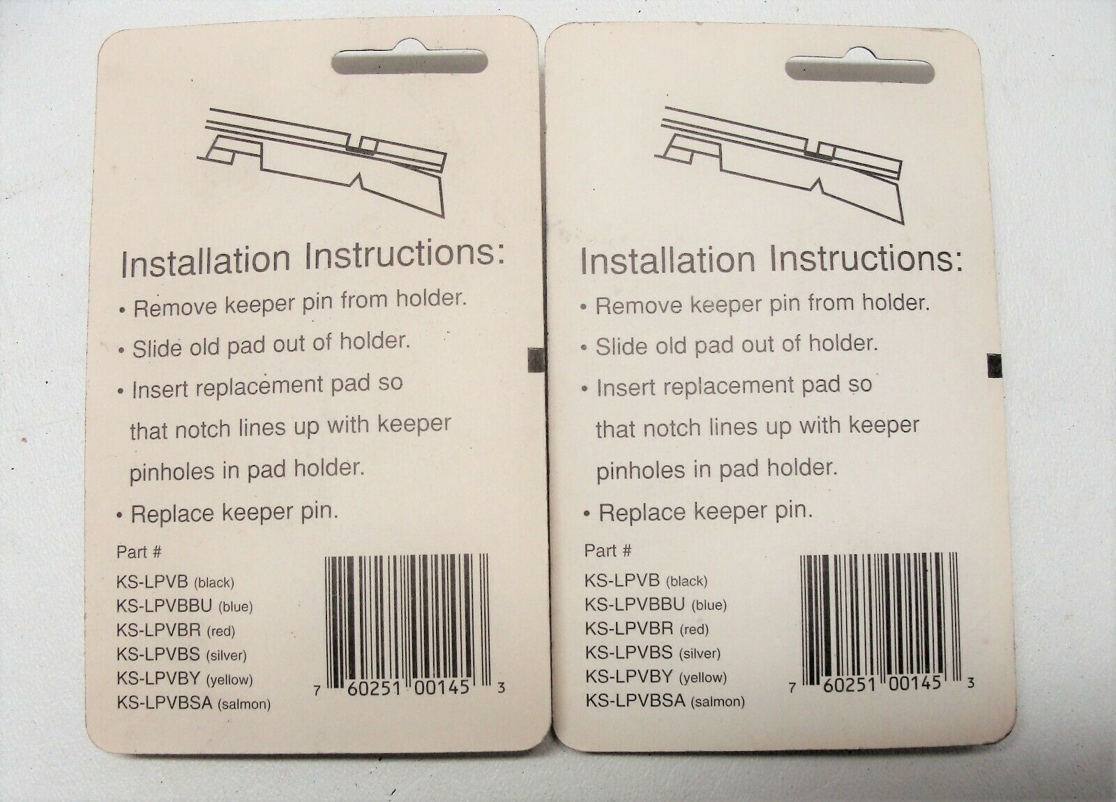 ~ 2 Sets Kool-Stop Linear Pull V-Brake Replacement Brake Pads - All Weather ~ - Fresh Stock Dated February 2026