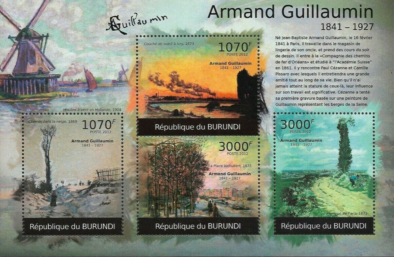 BURUNDI - 2012 MNH 