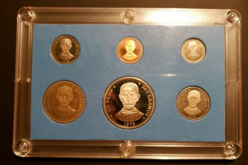 1978 Dominican Republic 6 Coin Proof Set! KM-PS8! - Fresh Stock Dated February 2026