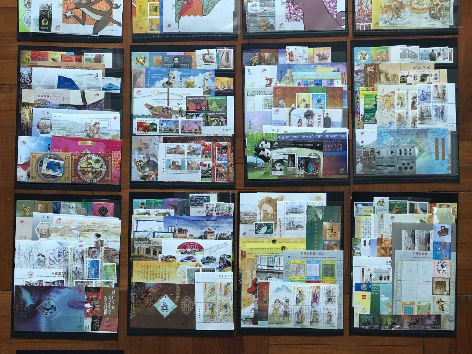 China Macau 1999  -  2017 2018 2019 2020 年票  Whole Year Full stamp set x 21 Year - Fresh Stock Dated February 2026