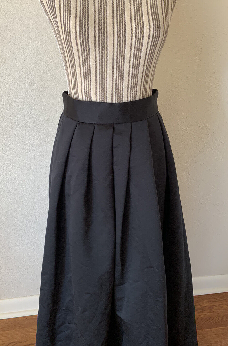 Vintage After Five By Julie Duroche Black Full Maxi Skirt 90s Medium - Fresh Stock Dated March 2026