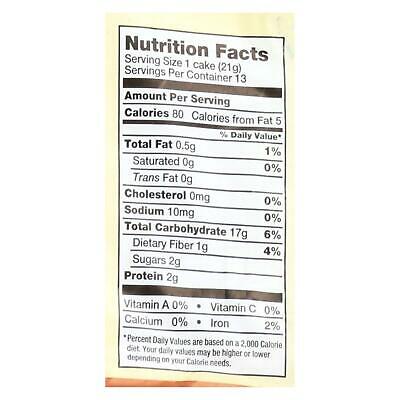 Lundberg Family Farms - Rice Cake Honey Nut - 1 Each-9.6 OZ (Pack of 3) - Fresh Stock Dated December 2025