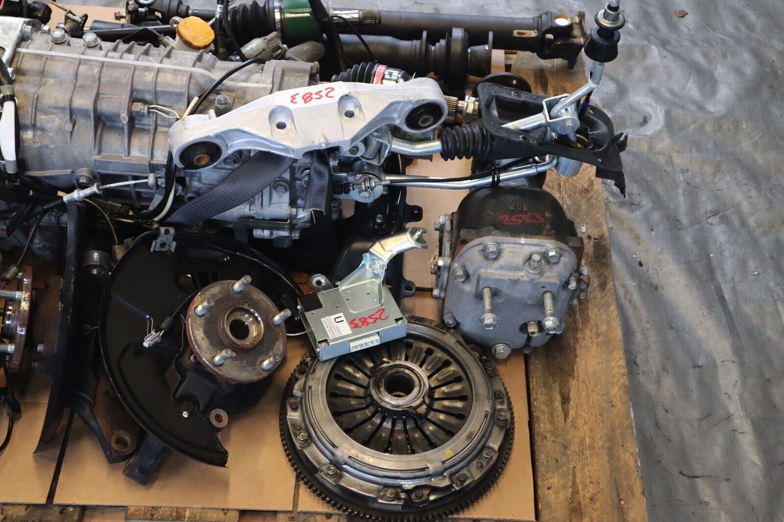 2011 SUBARU WRX STI EJ257 OEM 6SPD TRANSMISSION SWAP KIT TY856UW1MA 107,162 MILE - Fresh Stock Dated February 2026