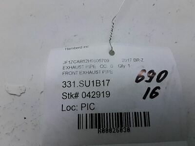 2017 SUBARU BRZ EXHAUST HEADER DOWNPIPE PIPE OEM - Fresh Stock Dated February 2026