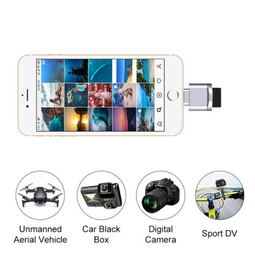 Lightning MicroSD Card Reader for iPhone 11 Pro Max Xr,Play Video,Photo Transfer - Fresh Stock Dated February 2026