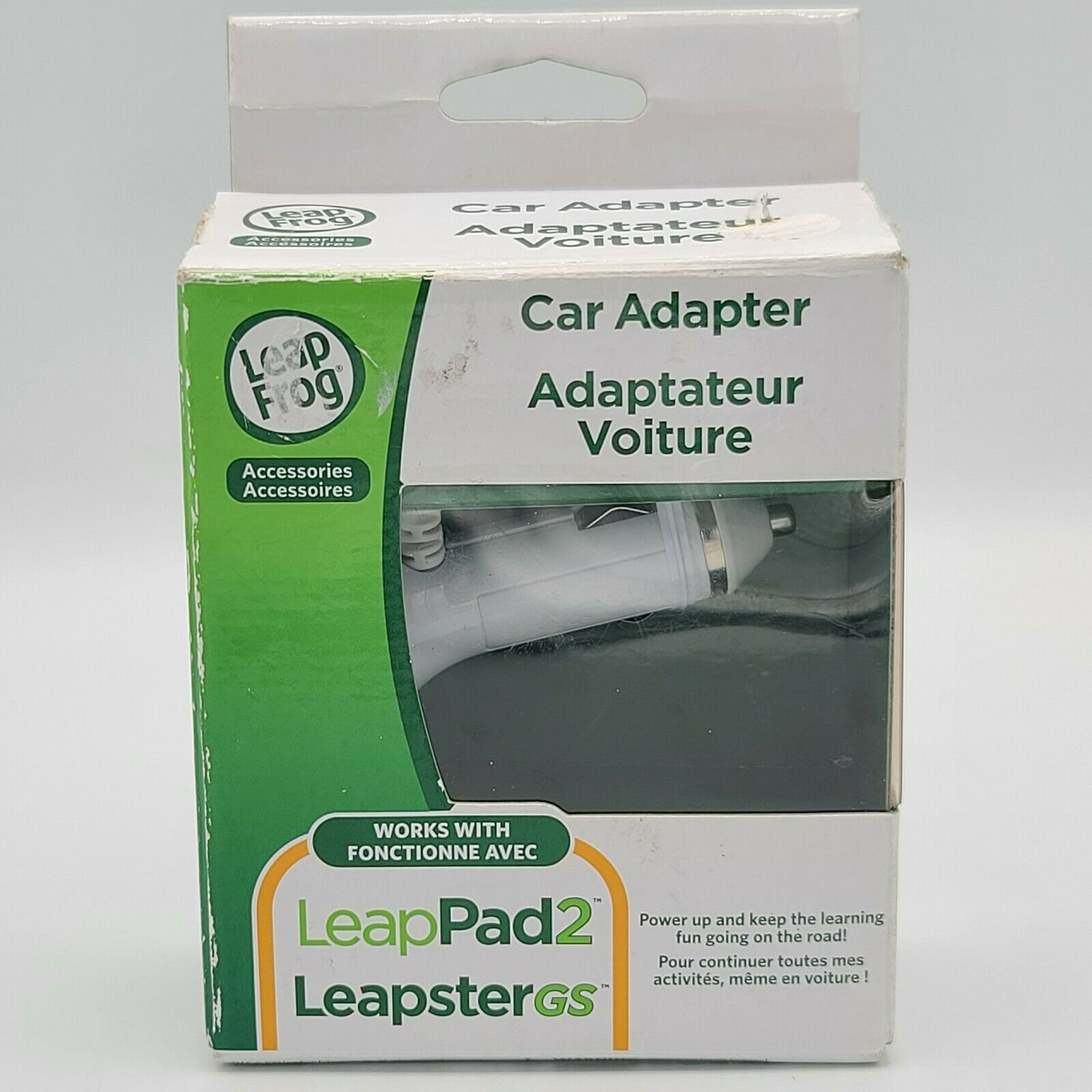 Leap Frog LeapPad2 LeapsterGS Car Adapter Lighter Charger Cable 6ft Cord - Fresh Stock Dated February 2026