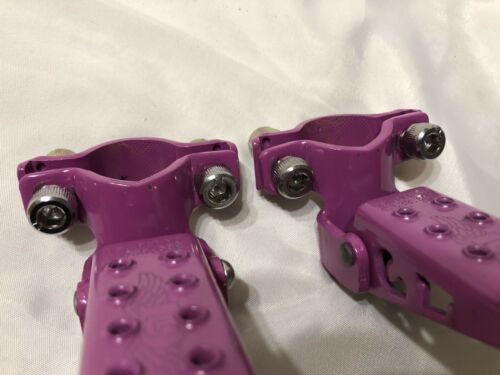 GT 2ND GEN FORK STANDERS LAVENDER PURPLE SECOND GENERATION PEGS OLD SCHOOL BMX - Fresh Stock Dated December 2025