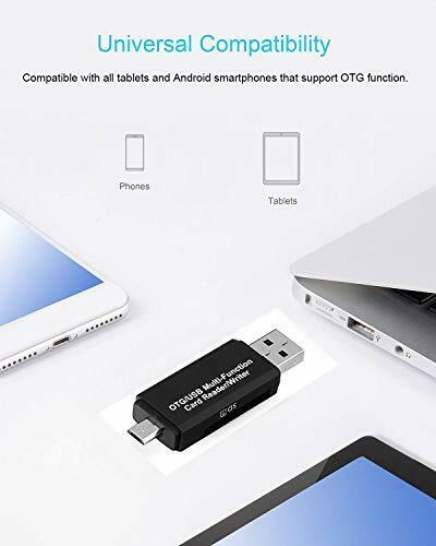 Micro SD Card Reader 3-in-1 USB 2.0 Memory OTG Adapter for PC/Laptop/Phones - Fresh Stock Dated February 2026