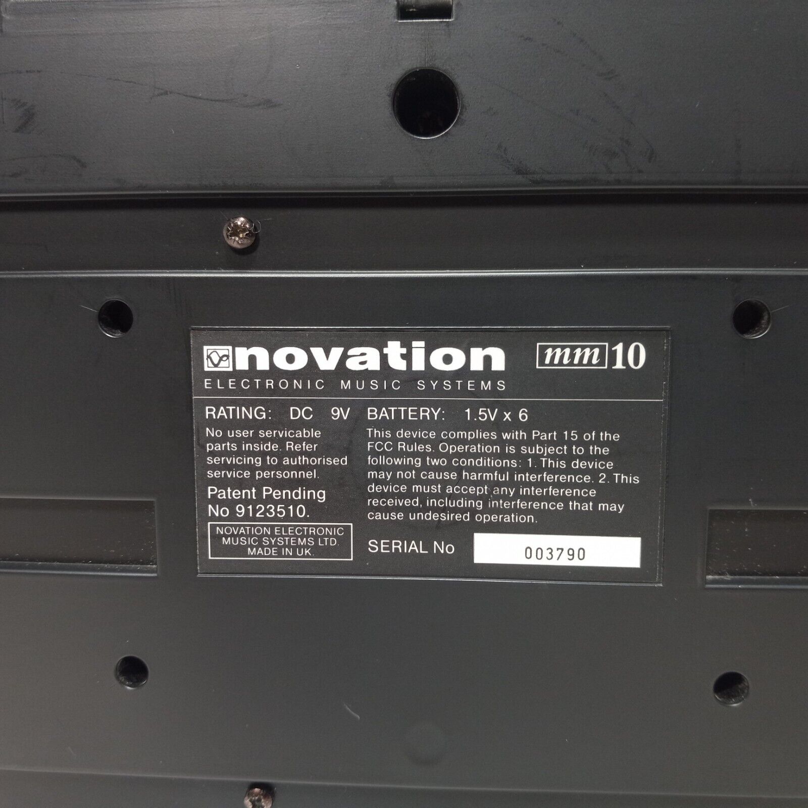 Novation MM10 MIDI Keyboard Controller - For Parts or Repair, AS-IS - Fresh Stock Dated February 2026