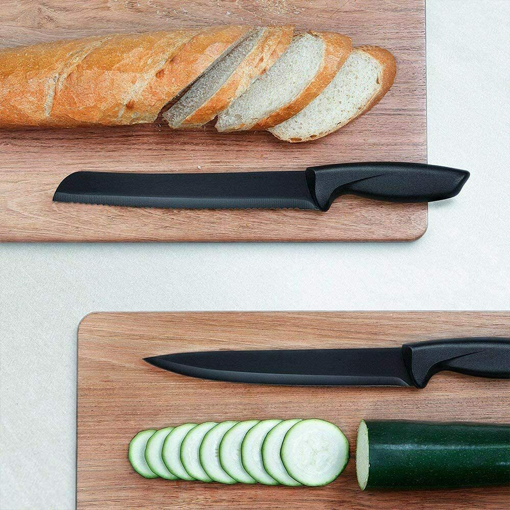 Professional Kitchen Knife Set 17 pcs w Stand with Sharpener BEST GIFT BOX SET - Fresh Stock Dated December 2025