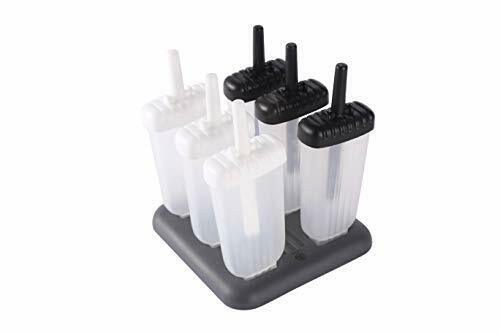 Boiling Nerd 6 Pack of Reusable Ice Pop Molds with Tray for Popsicle Molds Ho... - Fresh Stock Dated February 2026